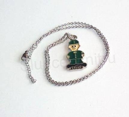 Náhrdelník s přívěškem Dobrý voják Švejk z nerez oceli (BD869)
