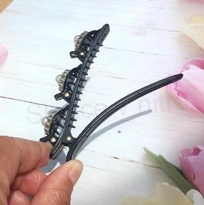 Kříšťálová sponka do vlasů kolibřík (H604)