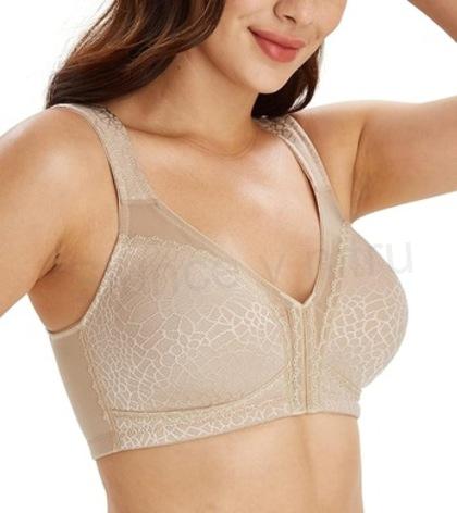 Dámská podprsenka bez kostic, zapinání vpředu velikost 100 D (K515)