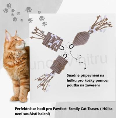 Sada hraček pro kočky z vlnité lepenky Pawfect - 5 kusů (T31)