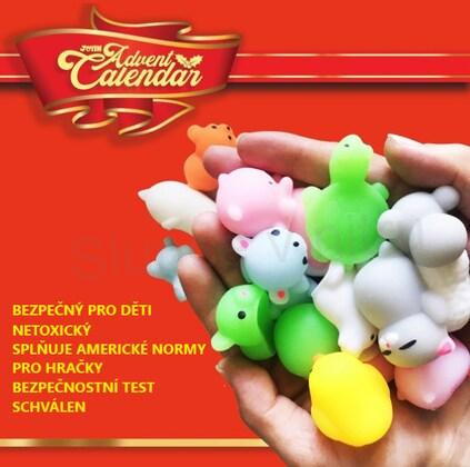 Velký adventní kalendář mačkací MOCHI (D939)