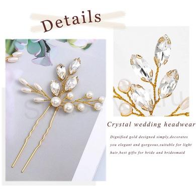 Svatební květinové sponky do vlasů 2 kusy (H616)