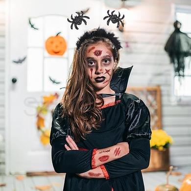 Halloween čelenka do vlasů pavouk (K544)