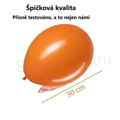 Halloween nafukovací balónky černý, oranžový 2 kusy (E983)