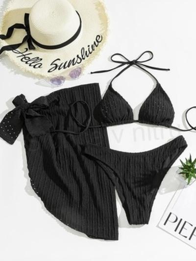 Dámské trojdílné plavky, bikini velikost L (K549)