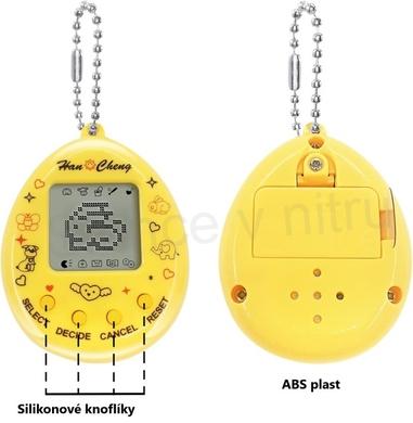 Elektronická hračka Tamagotchi žlutá (D979)
