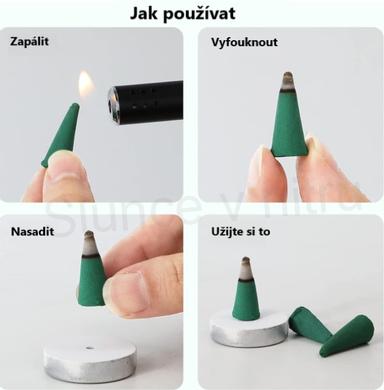 Vonný kužel originál vůně citronella scent 15 kusů (CH45)