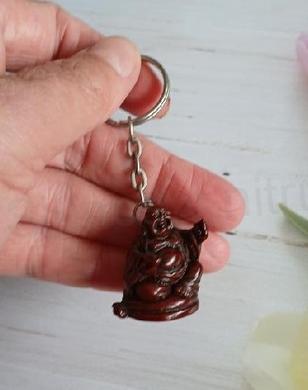 Klíčenka, přívěšek na klíče Feng Shui 3D Buddha (H636)