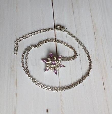 Řetízkový náhrdelník vločka (BD887)