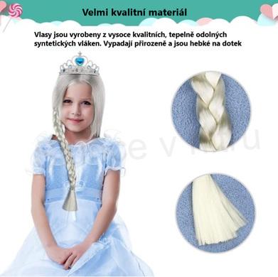 Dětský kostým ELSA Sněhová královna věk 3 - 10 let (W247)