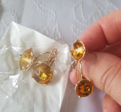 Náušnice s křišťálovými kamínky (BB866)