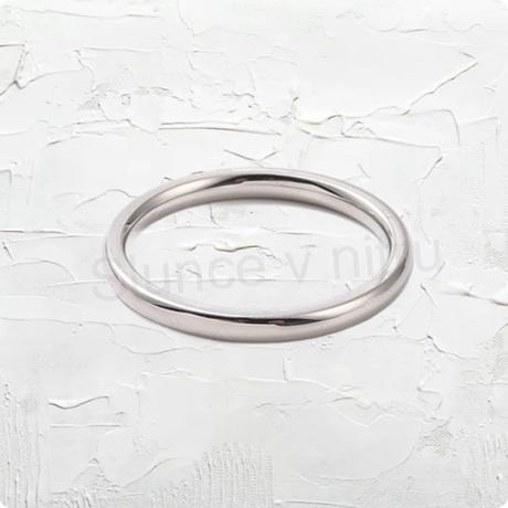 Prsten z nerezové oceli v platinové barvě, velikost 55 (BP101)