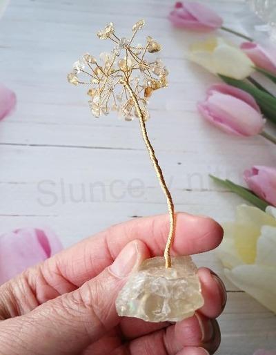 Minerální strom života, štěstí citrín, výška 12 - 13 cm (X1980)