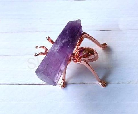 Ametyst broušená špice 49 mm | 13 g (X1994)