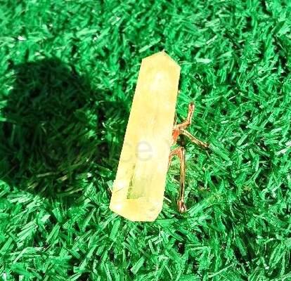 Citrín broušená špice 75 mm | 43 g (X1999)