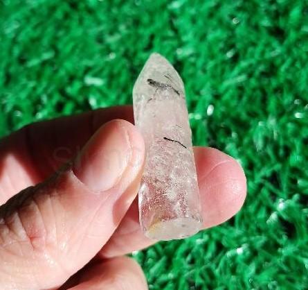 Rutil v křišťálu špice 48 mm | 9 g (X2004)