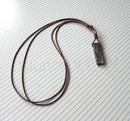 Minerální náhrdelník jaspis obrázkový na nastavitelné voskované šňůrce (X2013)