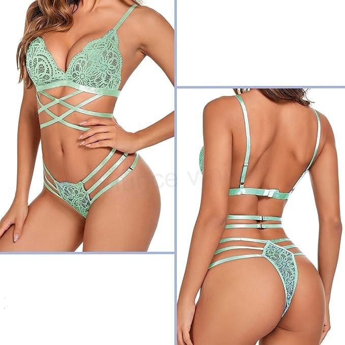 Dámské spodní krajkové svůdné prádlo velikost L (K613)