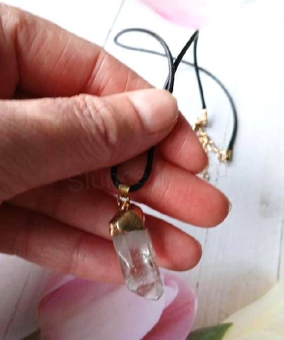 Náhrdelník pokovený křišťál špice 6,5 g (Brazílie) (X2107)