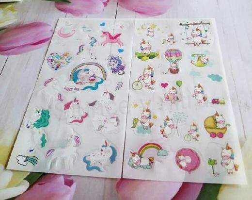 Samolepky, obtisky jednorožec, My little pony kreslené mix číslo 5 (E1009)