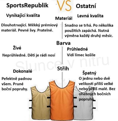 Dětské sportovní tréninkové vesty velikost S (W256)