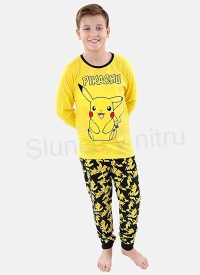 Pokemon chlapecké pyžamo Pikachu velikost 140 (W257)