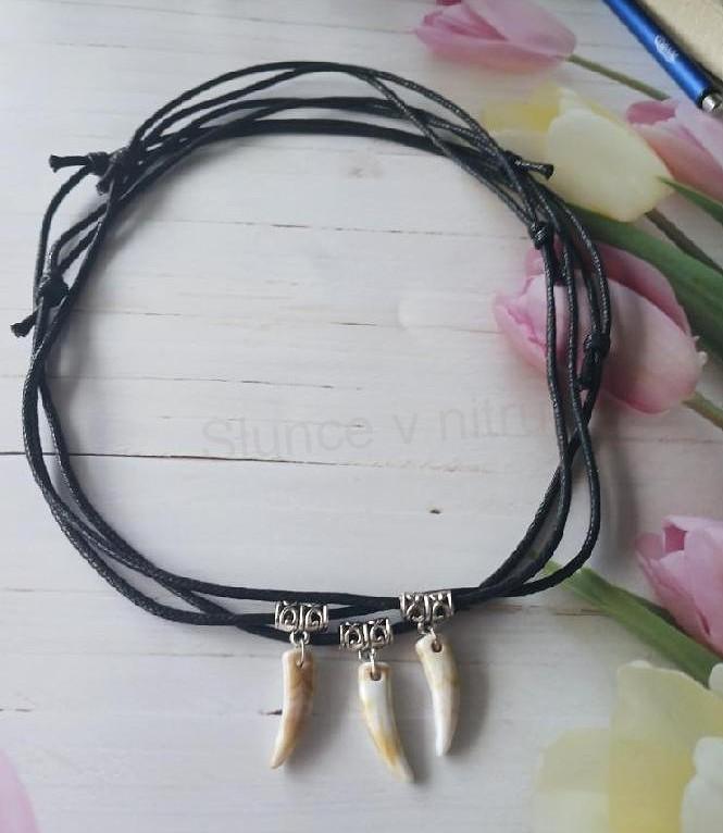 Náhrdelník s přívěskem Vlčího zubu (BD994)