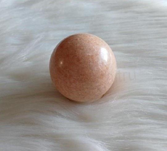 Sluneční kámen koule leštěná 48 mm | 151 g (X2162)