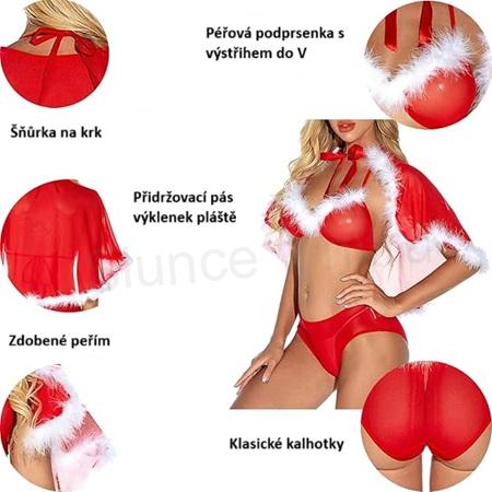Vánoční spodní prádlo velikost univerzální (K667)