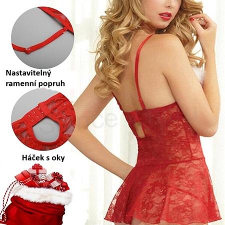 Vánoční spodní prádlo s G-String velikost univerzální (K669)