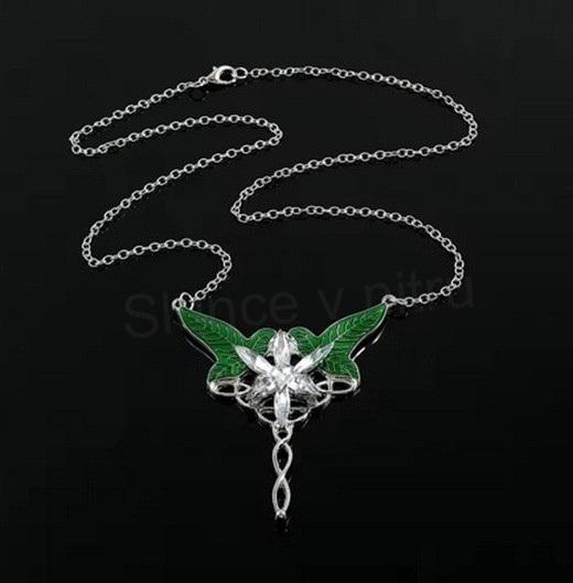 Elfí náhrdelník Arwen – Soumrak hvězda Triquetra (BD999)