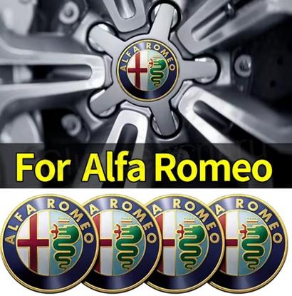 Kovová nálepka Alfa romeo cca 56 mm (L62)
