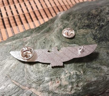 Klopová brož – německá orlice, stříbrná (HB133)