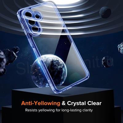 ivoler čiré pouzdro + 1× sklo – Samsung Galaxy A57 5G (modré) (L68)