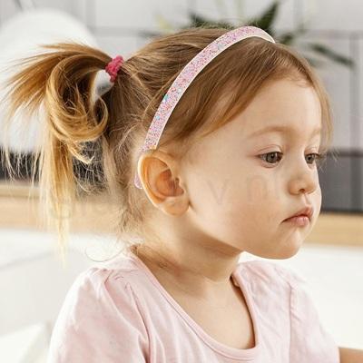 Třpytivá čelenka do vlasů – modrá (H776)