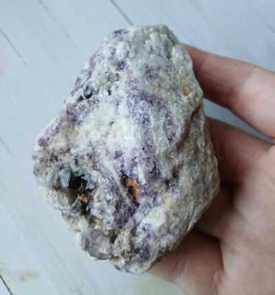 Minerální kámen ametyst drúza s krystaly morionu (164,20 g) (X2260)