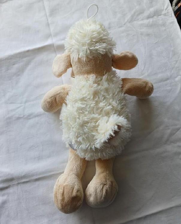 Plyšová béžová ovečka TOYS – styl Ovečky Shaun (D1188)