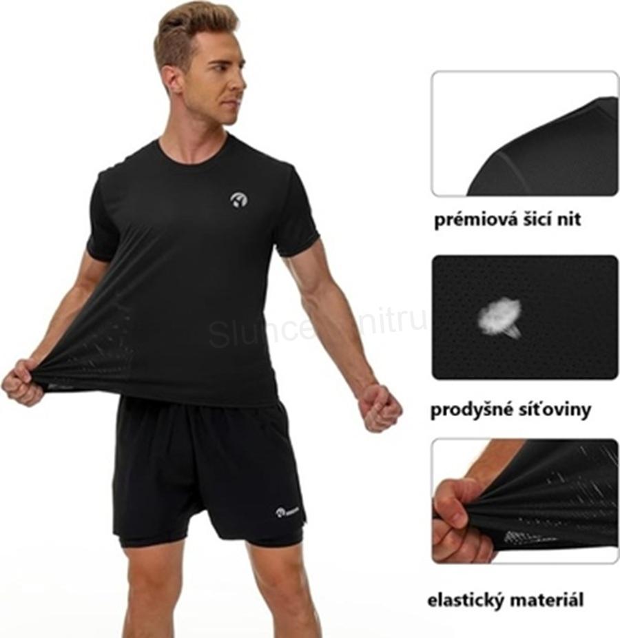 Pánské sportovní tričko krátký rukáv – vel. M (K726)