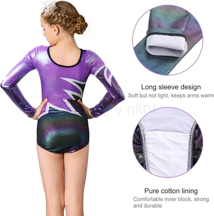 Dívčí gymnastický trikot Bezioner – velikost 100 (W269)