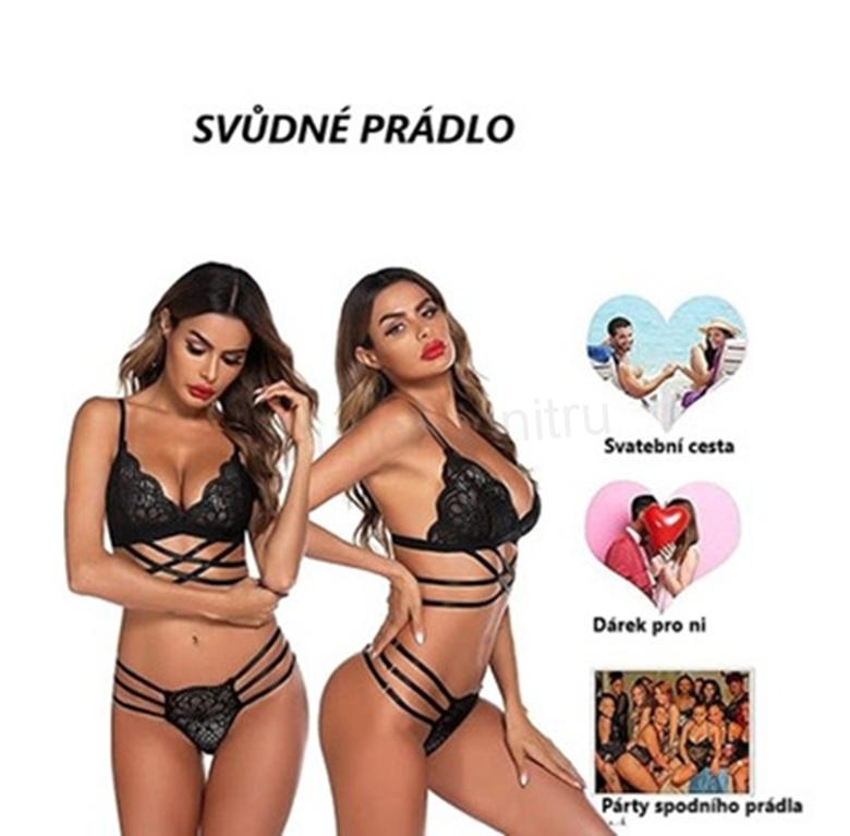 Dámské spodní krajkové svůdné prádlo velikost M (K780)