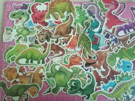  Dinosaurus samolepky pro děti 5 kusů (E17)