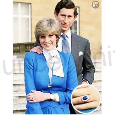 Pozlacený prsten princezny Diana / Kate (BP114)