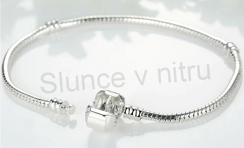 Postříbřený náramek Pandora (BC229)