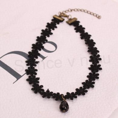 Náhrdelník choker s perličkou (BD105)