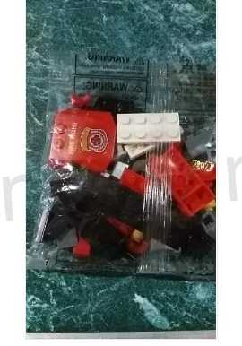 Stavebnice lego auto hasiči (D75)