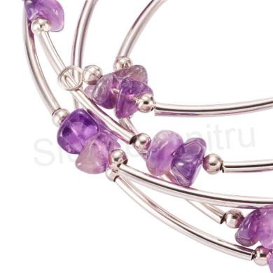 Minerální náramek s ametystem (BC354)