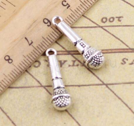 Přívěsek Mikrofon - 25 x 7 mm (AA190)