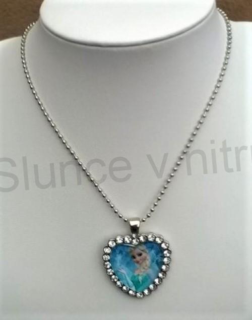 Náhrdelník s přívěškem Elsa ledové království (BD177)