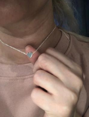 Náhrdelník s ozdobou srdíčko pozlacený (BD210)