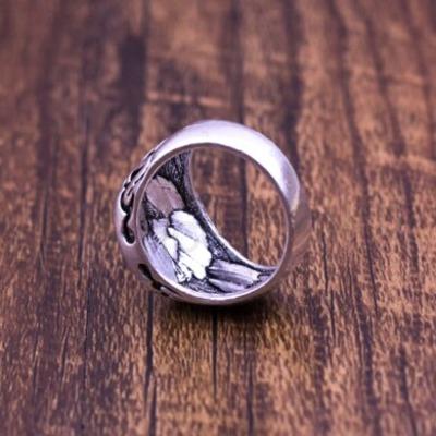 Pánský prsten templářský kříž s plamenem (BP16)